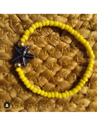 pulsera estrella azul