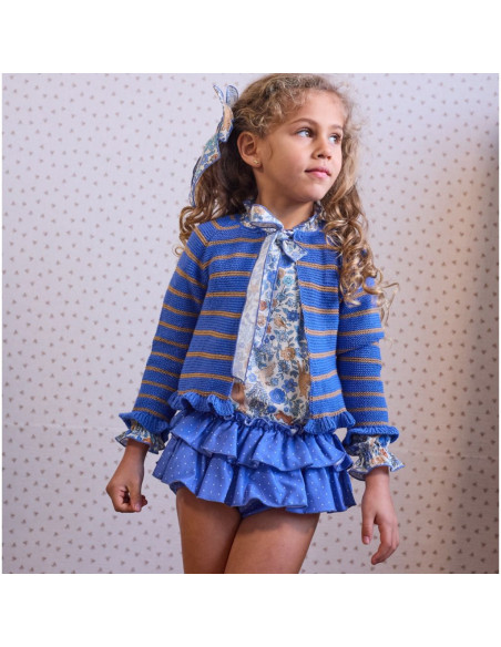 Conjunto niña flores Children Choco La Martinica