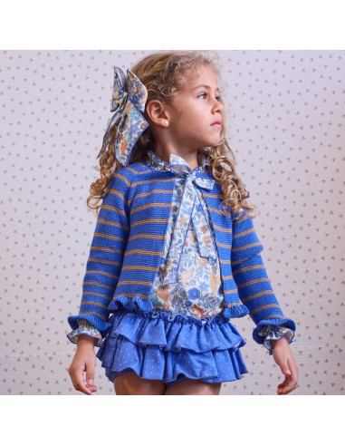 Conjunto niña flores Children Choco La Martinica