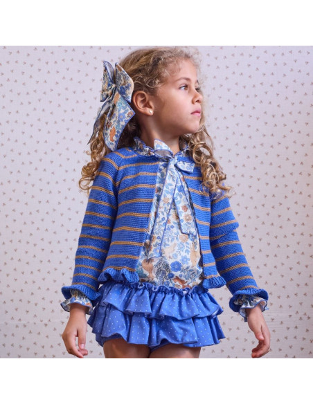 Conjunto niña flores Children Choco La Martinica