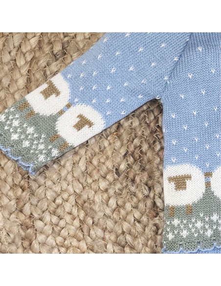 Conjunto azúl bebé Borreguito Lolittos