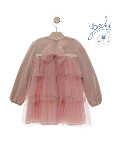 Vestido niña Damasco Yoedu