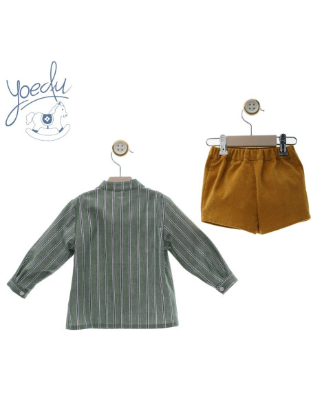 Conjunto niño corto Organza Yoedu