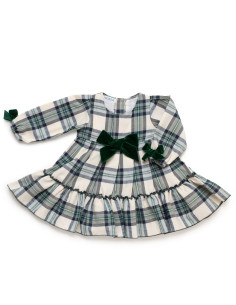 Vestido niña Verde musgo...