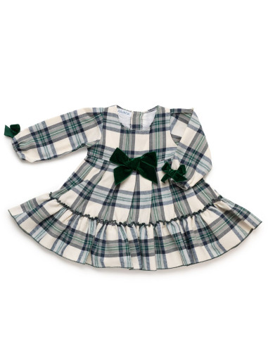 Vestido niña Verde musgo Juliana