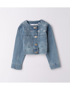 Cazadora vaquera con strass...