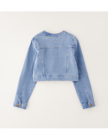 Vaquera con perlas de ido