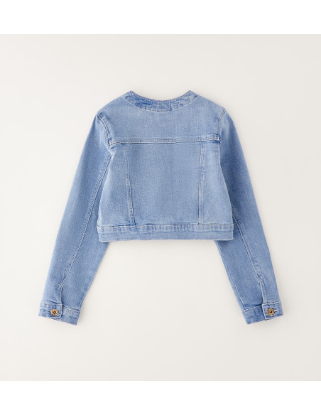 Vaquera con perlas de ido