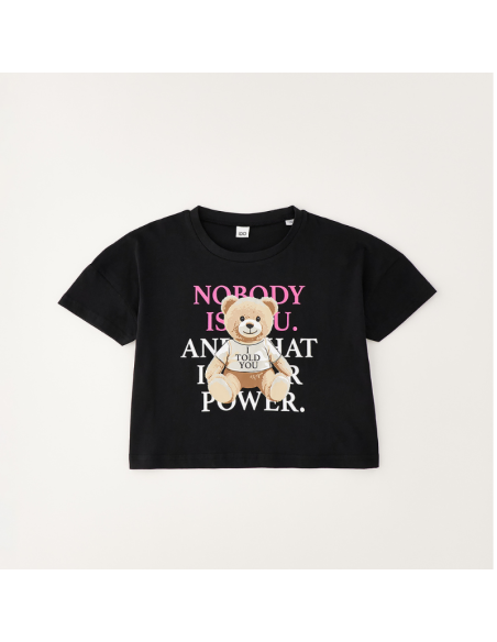 Camiseta con mensaje y oso. Ido