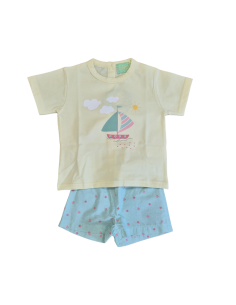 Conjunto niño peces pio pio