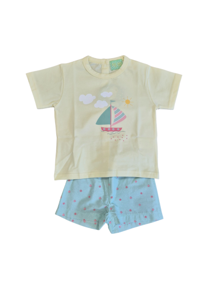 Conjunto niño peces pio pio