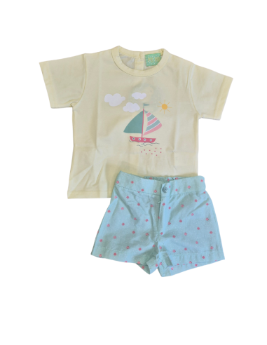 Conjunto niño peces pio pio