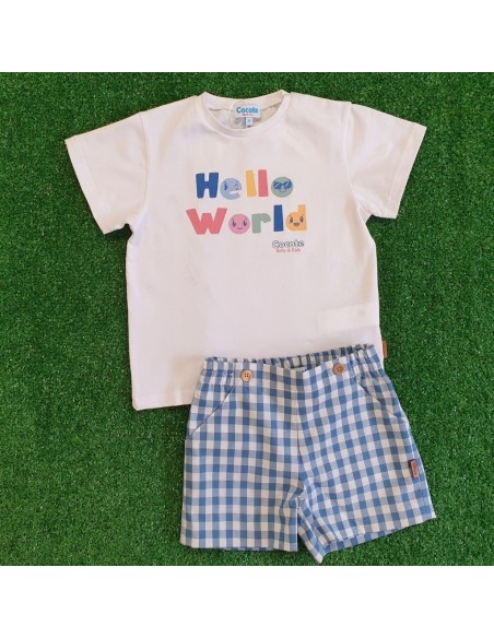 Camiseta Hello World Cocote
