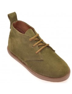 Bota niño serraje cordones...