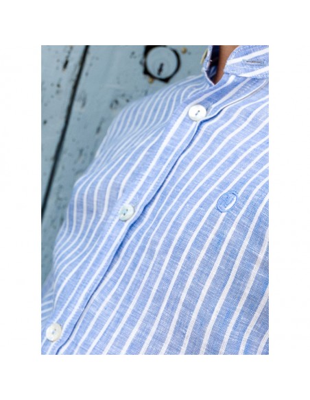 Camisa niño lino rayas Nachete